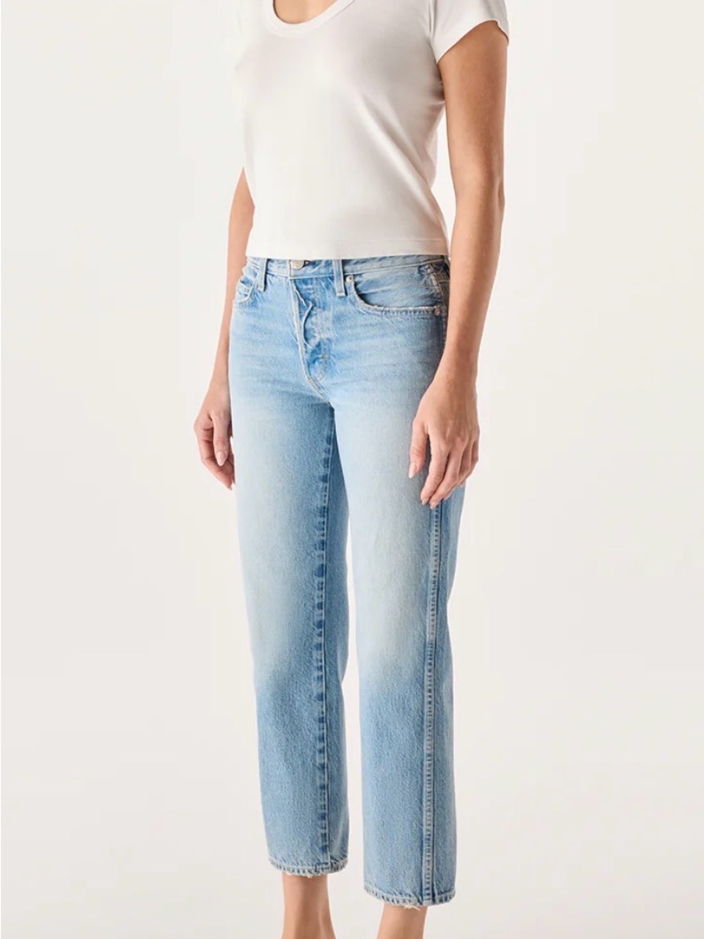 AMO 143 Straight-Leg Jeans Size 24 - Picture 7 of 7